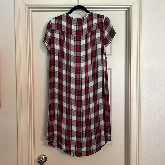 Plaid Shift Dress - Picture 2 of 6